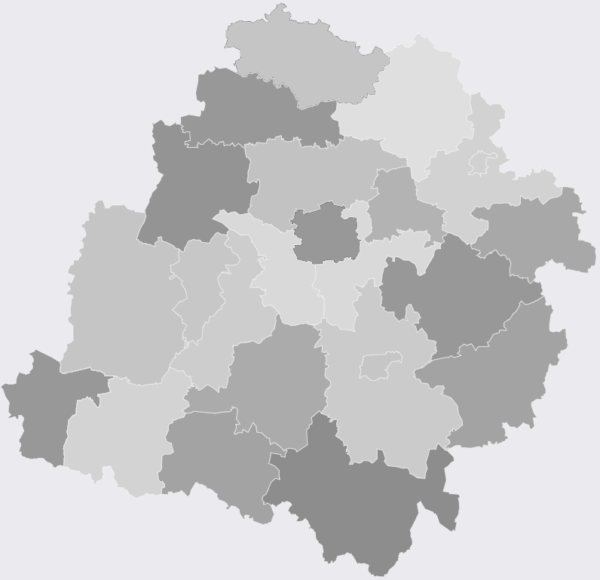 Mapa Województwa Łódzkiego