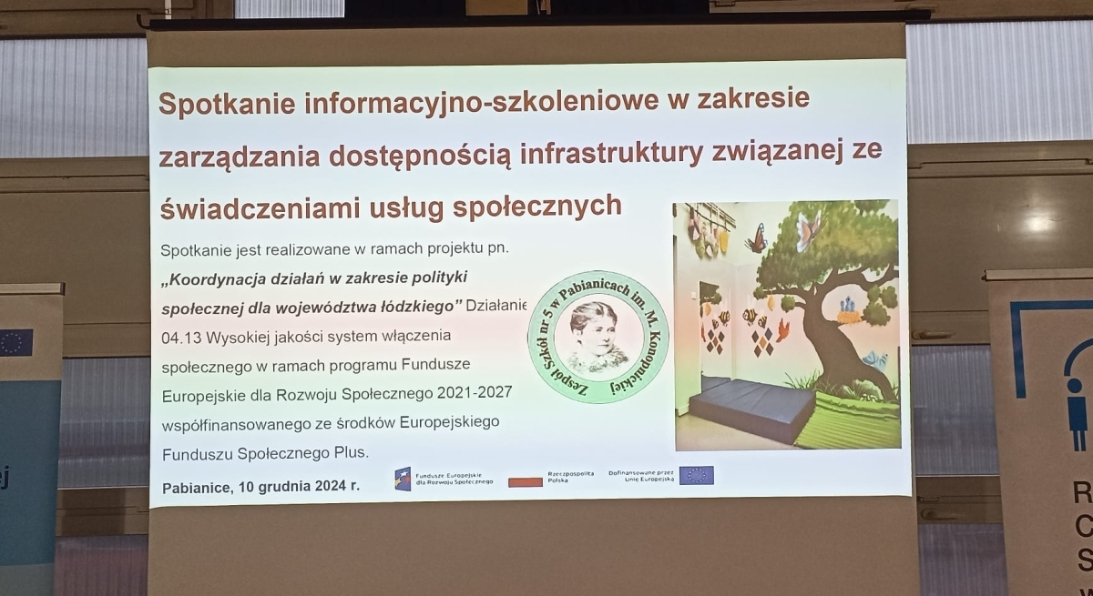 Spotkanie informacyjno-szkoleniowe w zakresie zarządzania dostępnością infrastruktury Pabianice